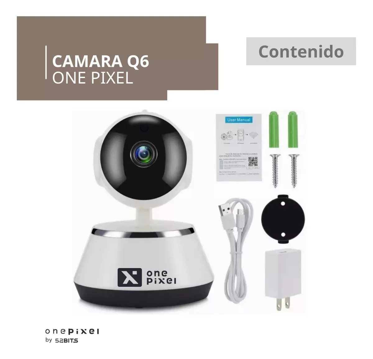 Cámara Ip Wifi Seguridad 360° Hd 2mpx Aplicación V380